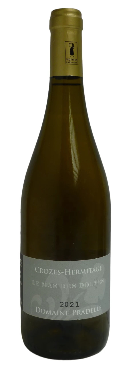 White Wine Crozes-Hermitage Le Mas des Douves 2021 13.5% 75cl - DOMAINE PRADELLE