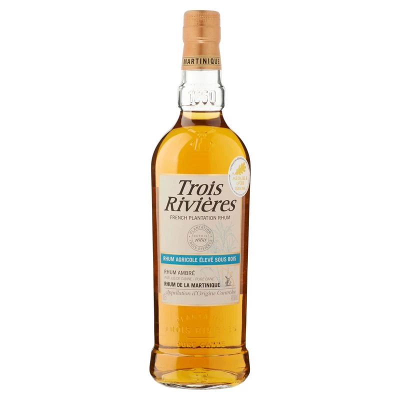Rum Agricolo Ambrato Della Martinica 70cl - Trois Rivieres