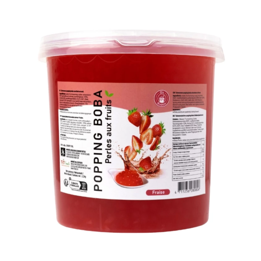Dâu Boba Popping 3.2kg - O's Bubble
