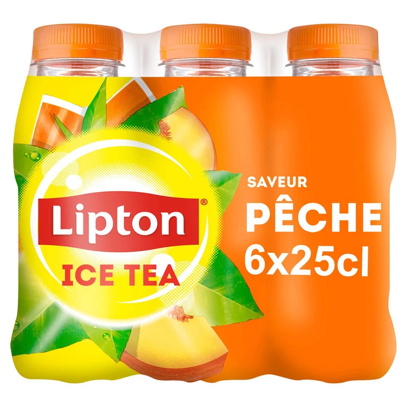 Chá Gelado Lipton Peche Pet 6x25c