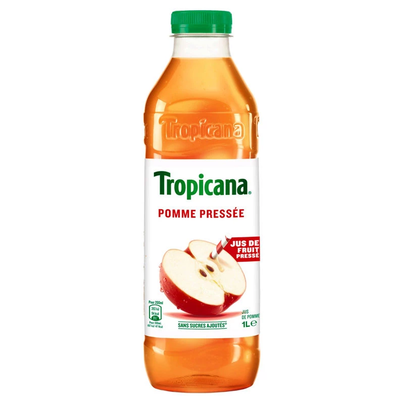 عصير تفاح مضغوط 1 لتر - TROPICANA