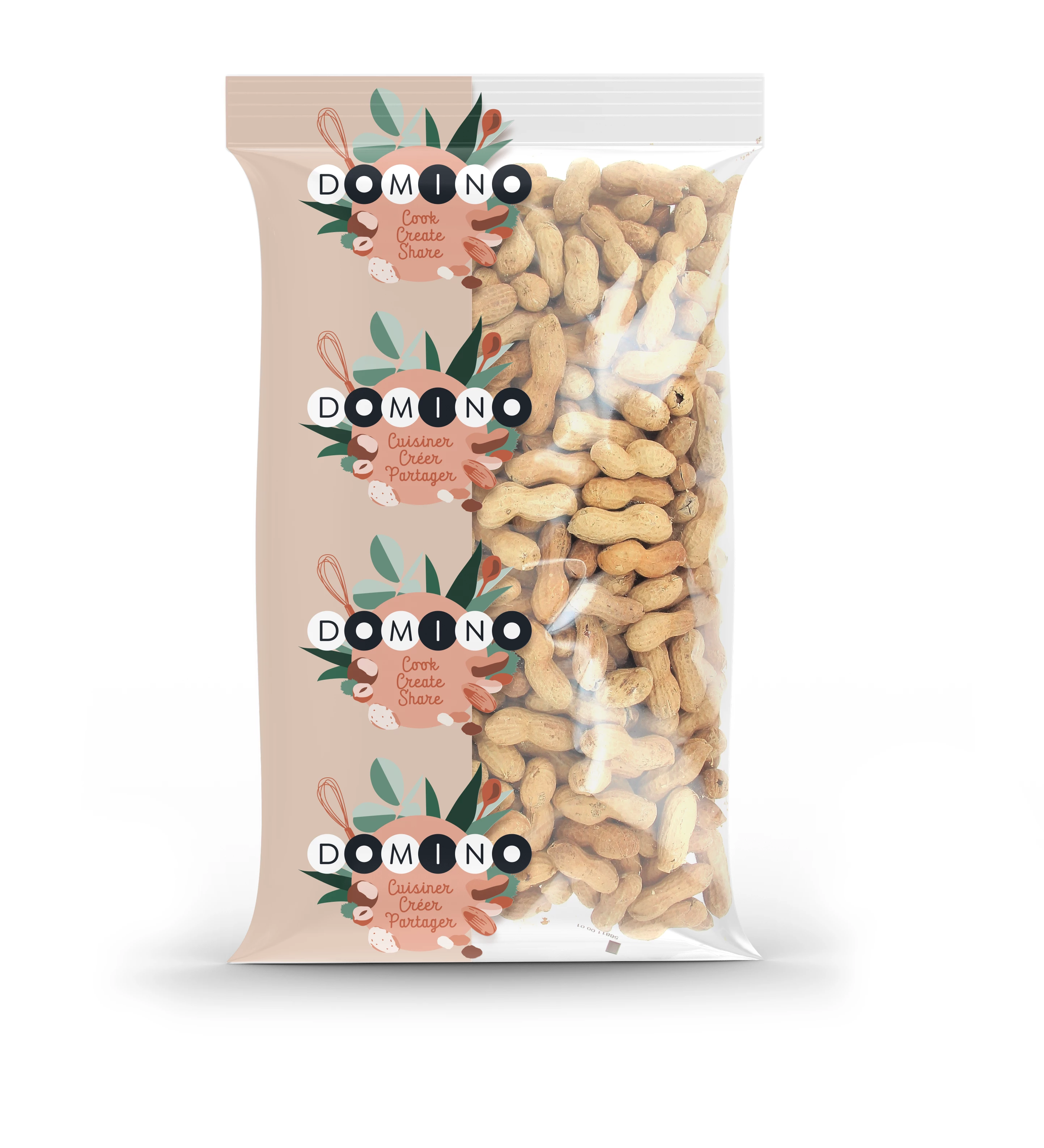 Vỏ đậu phộng rang, 1kg - DOMINO
