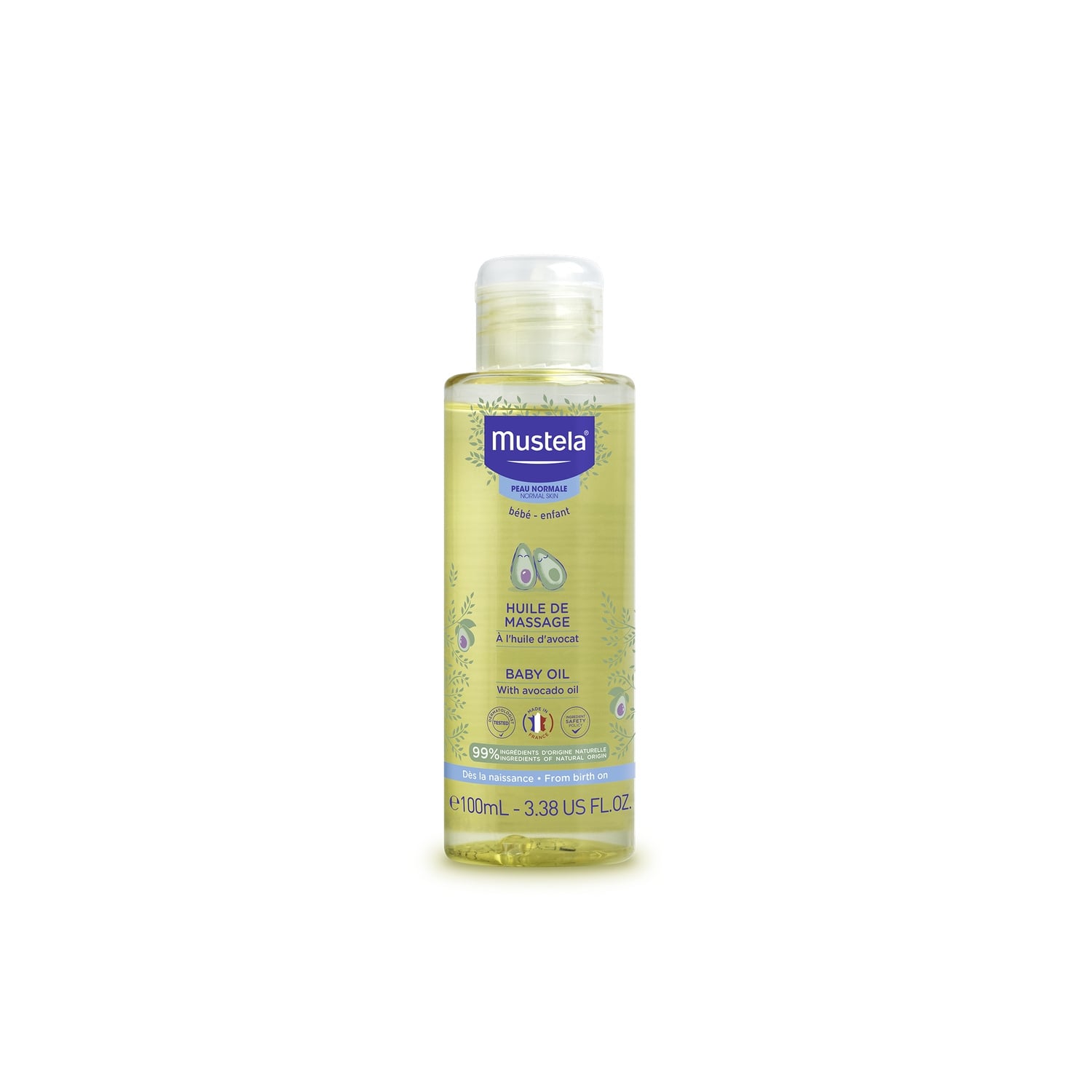 Huile de Massage 100ml - MUSTELA