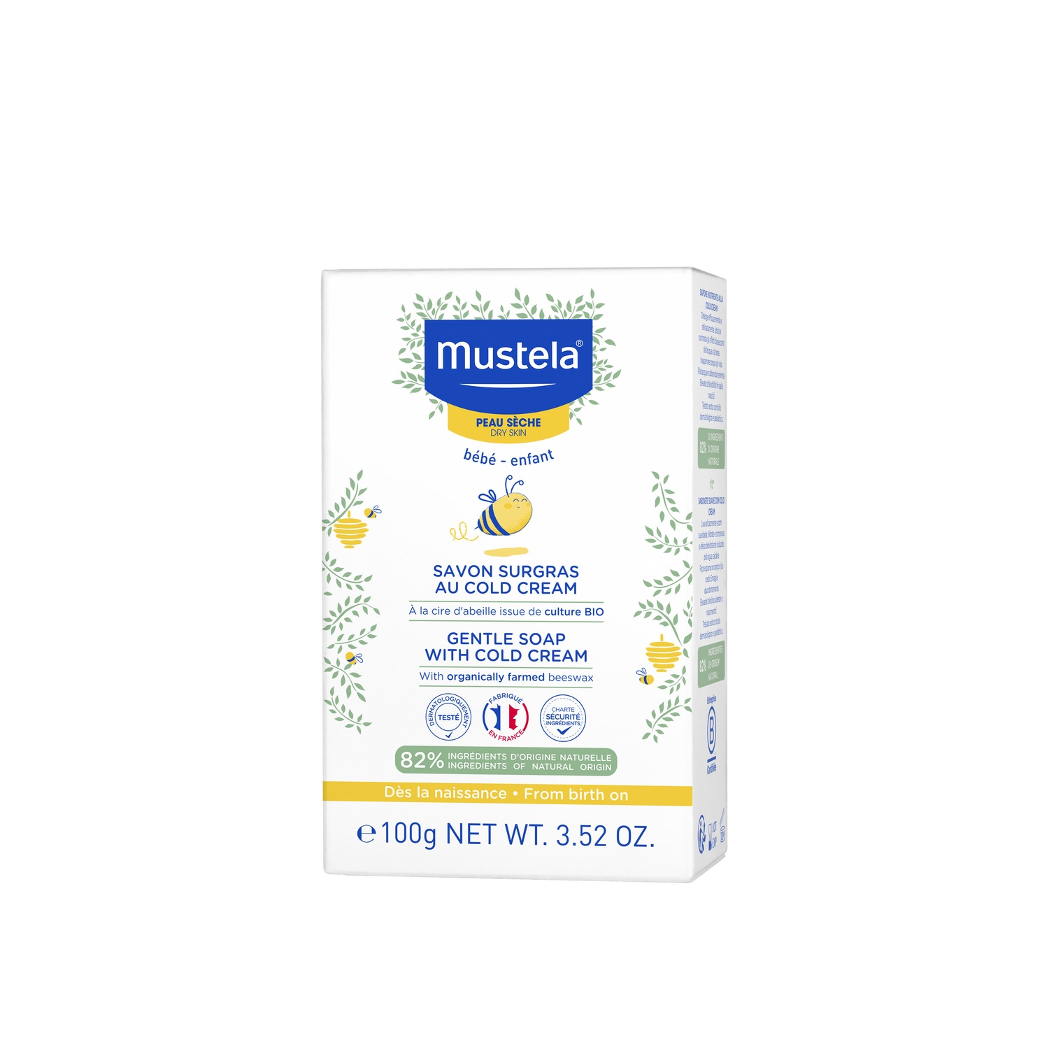 Savon surgras au cold cream nutri-protecteur 100g - MUSTELA