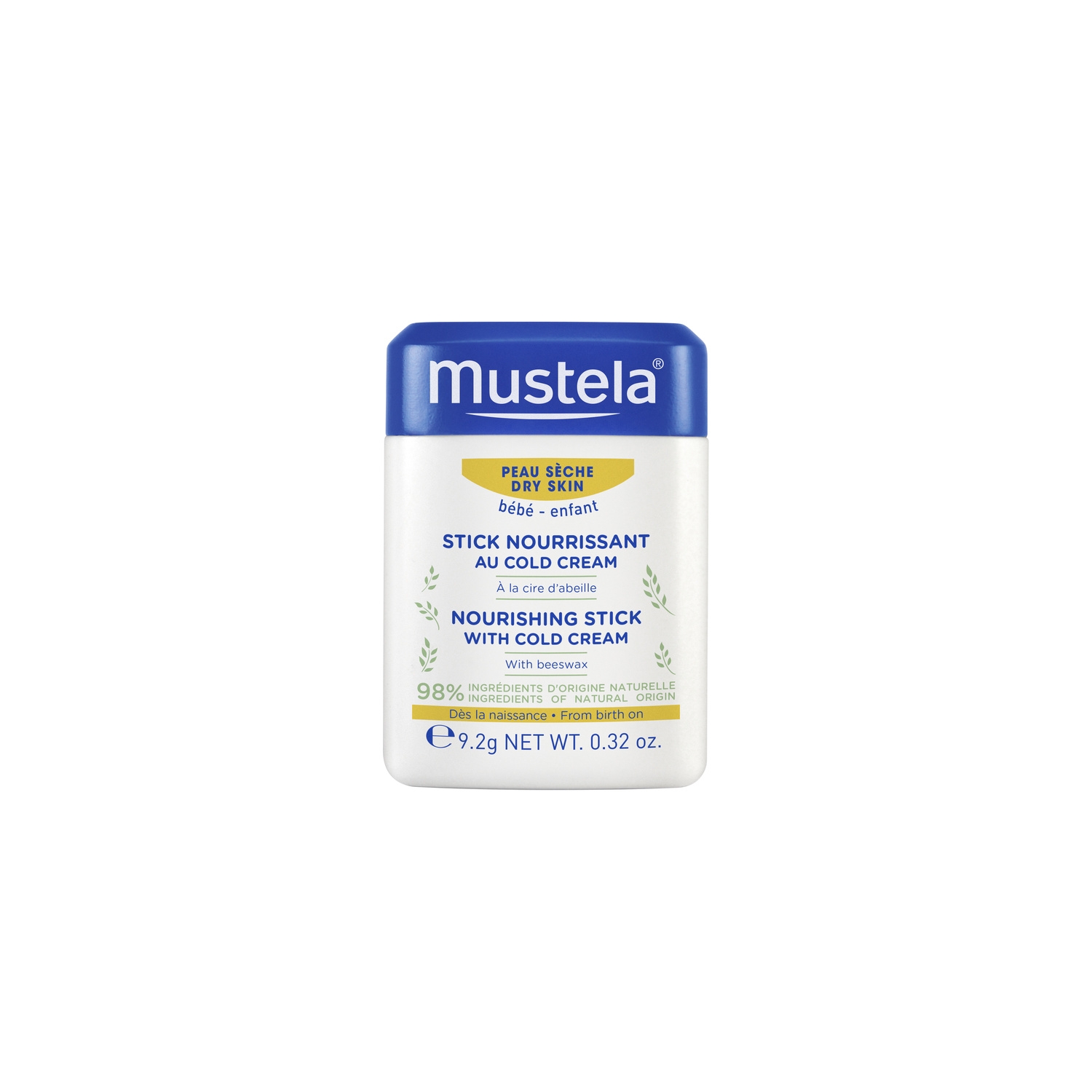 Stick nourrissant au cold cream 9.2g - MUSTELA