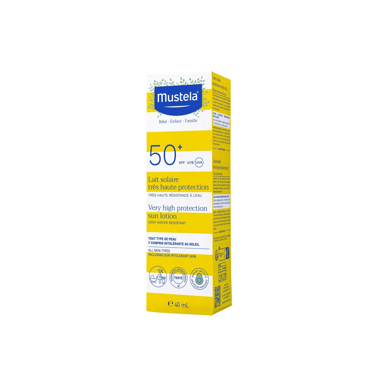 Lait solaire SPF50+ FAMILLE 40ml - MUSTELA