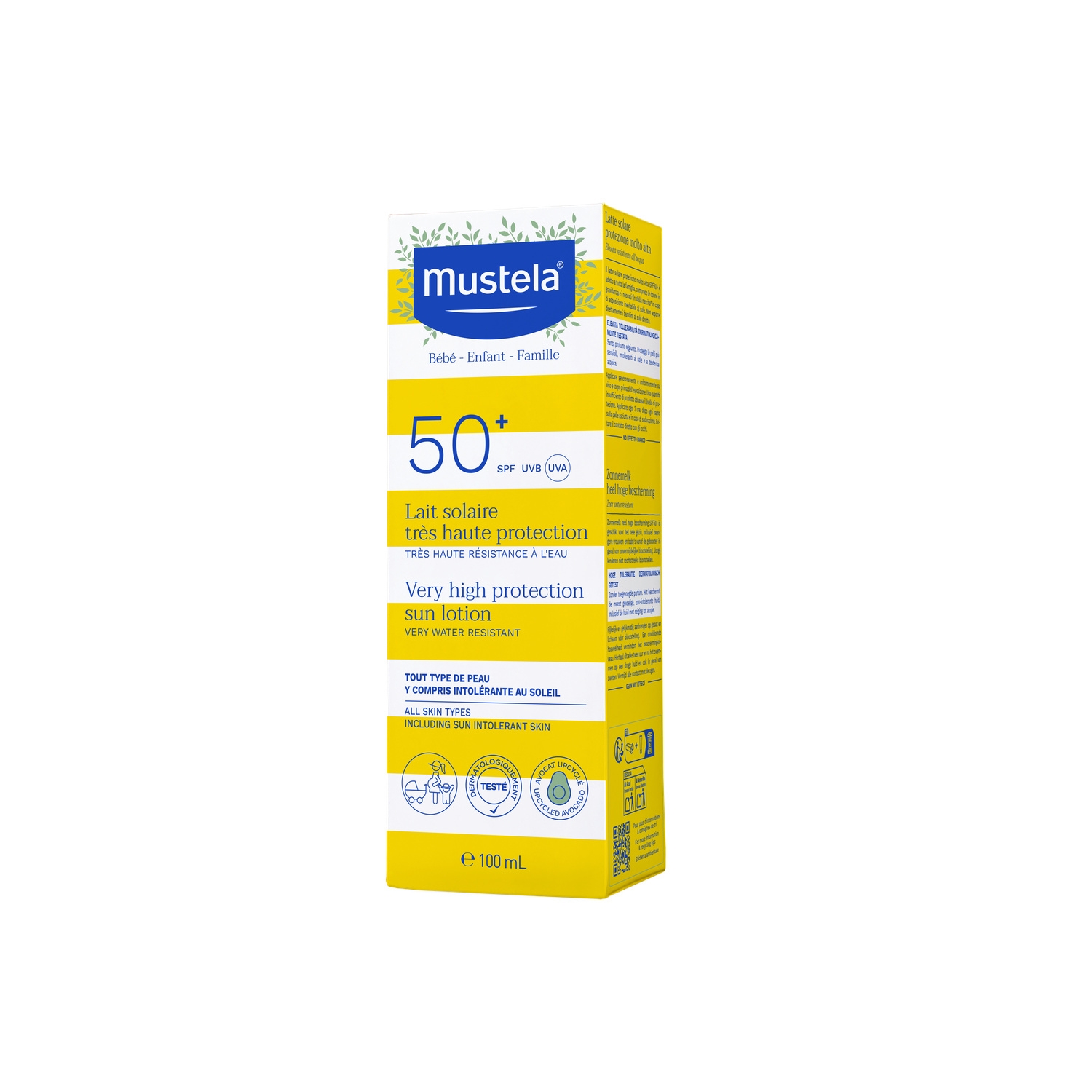 Lait solaire SPF50+ FAMILLE 100ml - MUSTELA