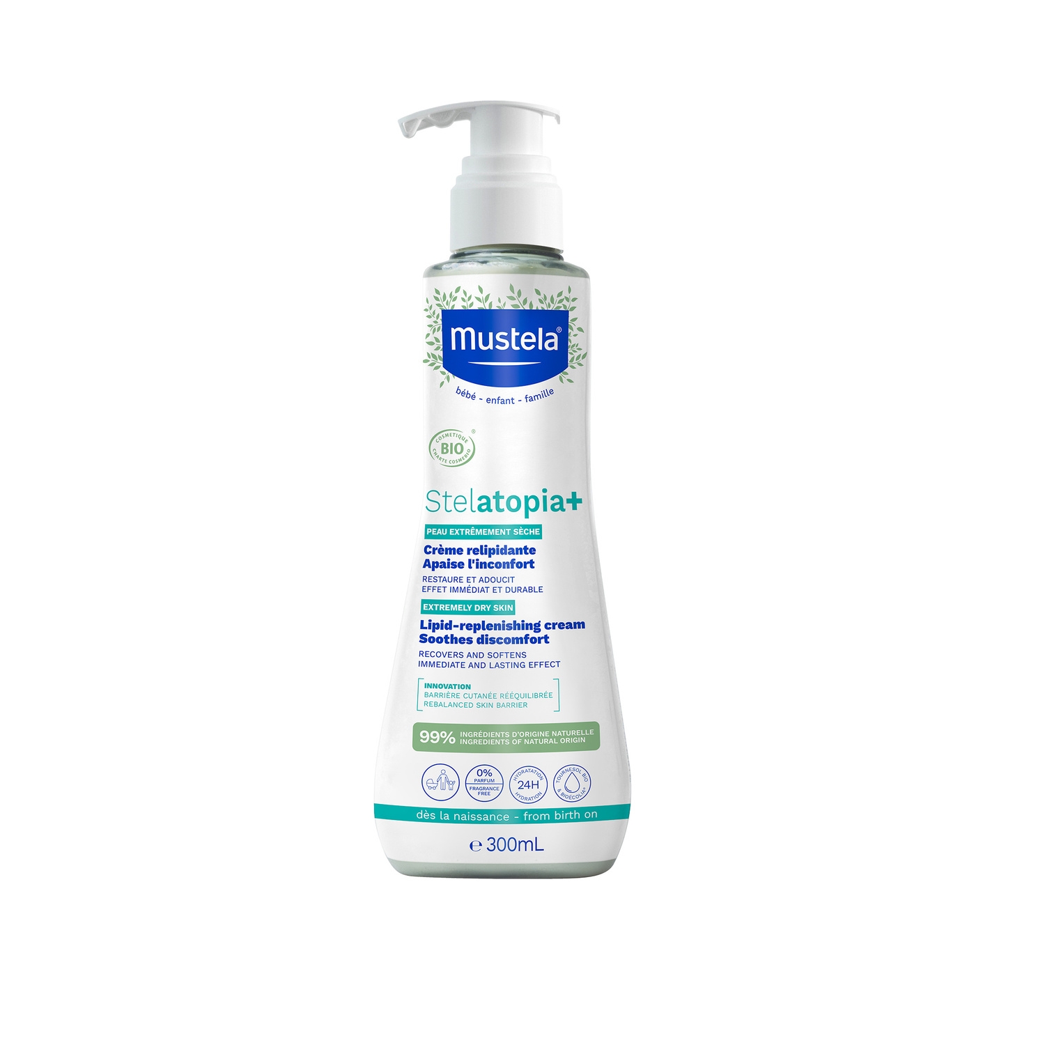 STELATOPIA + Crème relipidante 300ml - MUSTELA