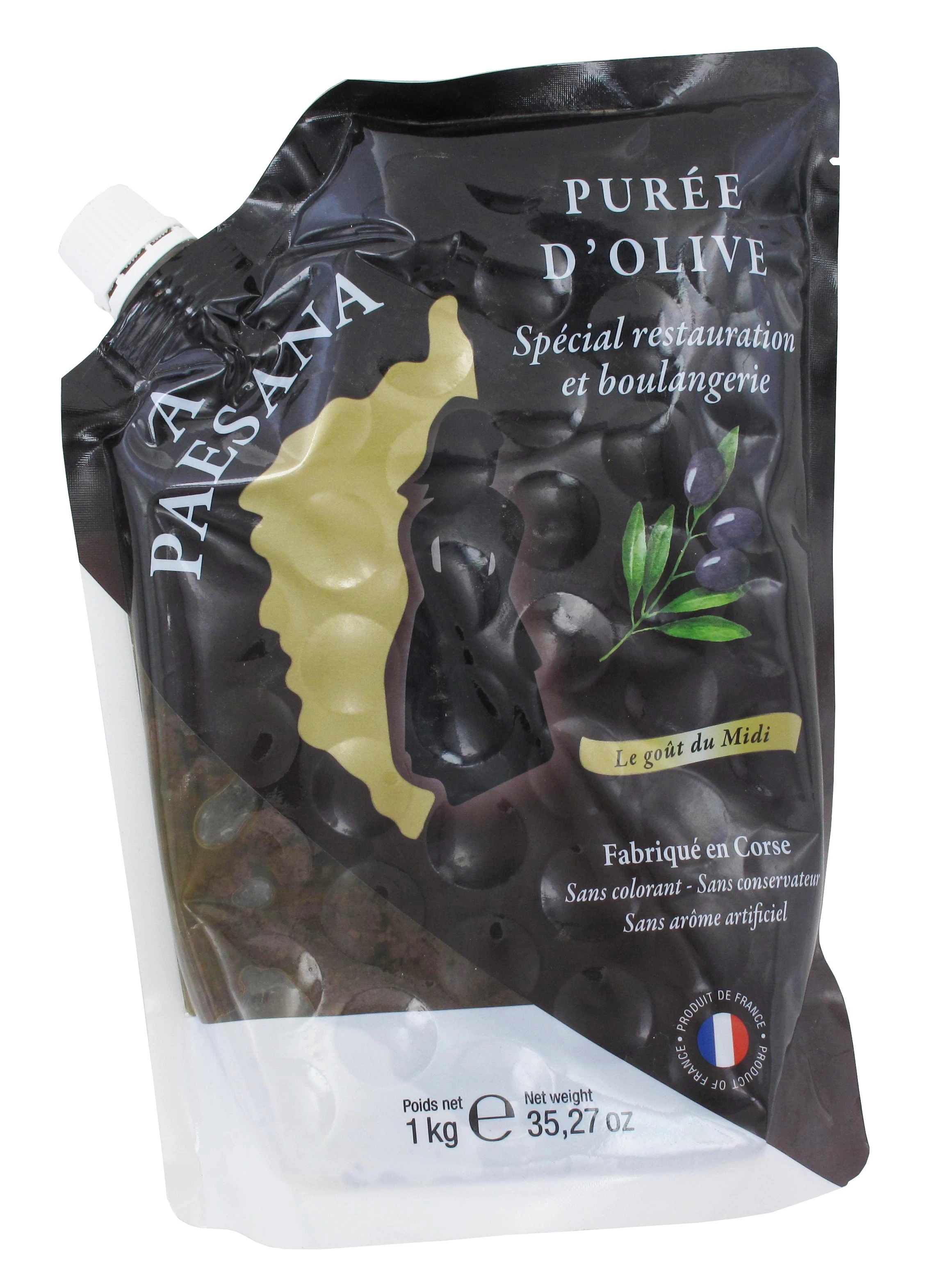 Purée d'olive 1kg - A PAESANA