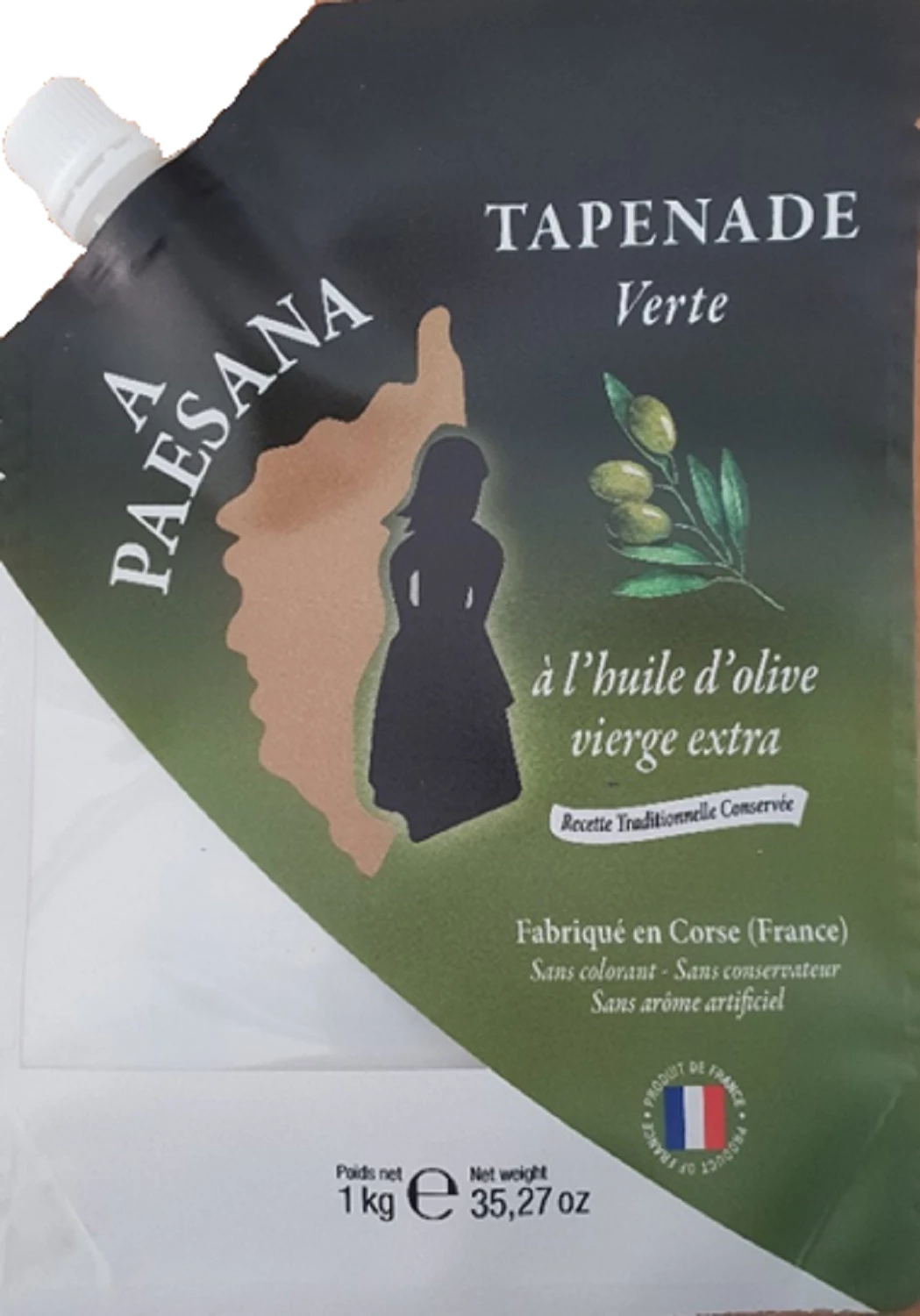 Tapenade verte 1 kg - A PAESANA