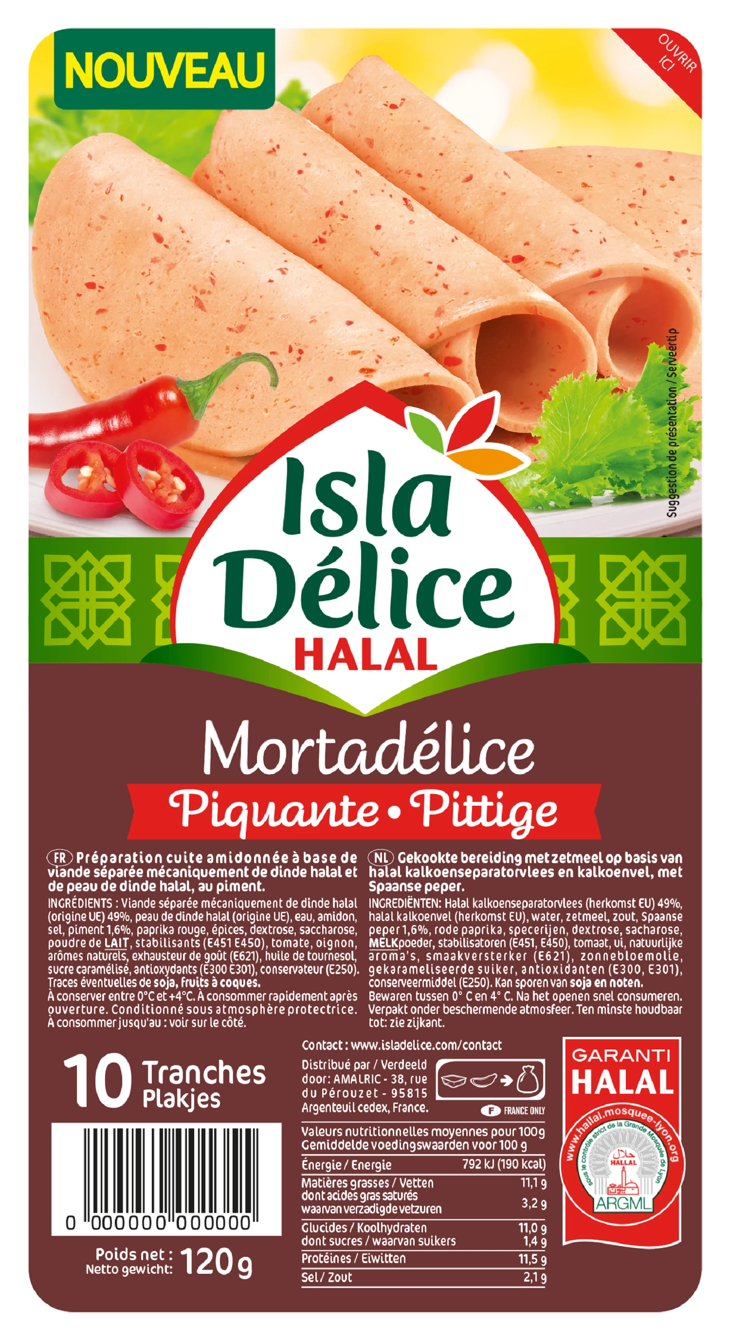 Id Mortadelice Piquant 120g