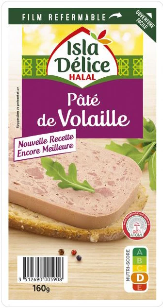 Pâté de Volaille, 160g -  ISLA DÉLICE