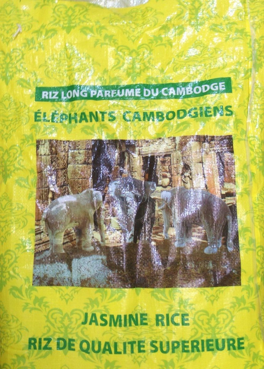 Riz Long Parfumé Cambodge 20kg - Family Elephant
