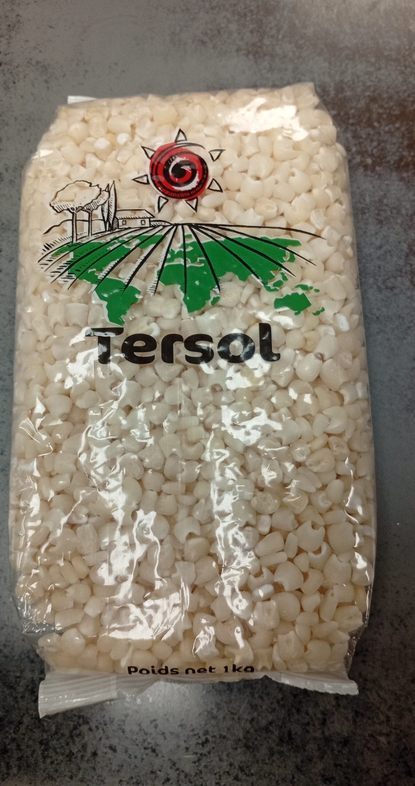 Maïs Dégermé Blanc 1kg - Tersol