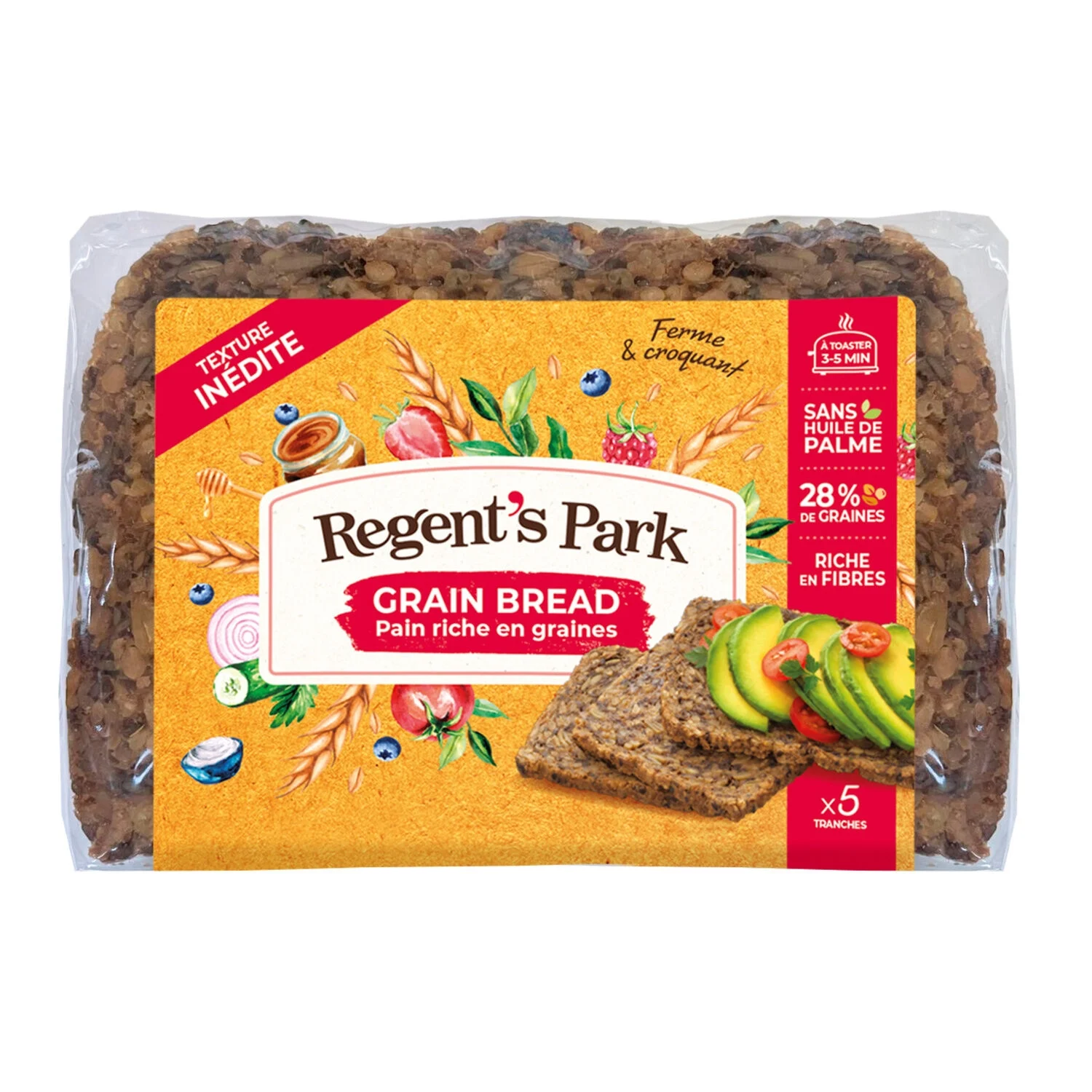 Rich Seed Bread X5 300g - Regent's Park