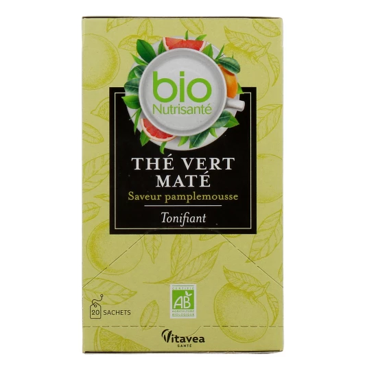 THE VERT MATE PAMPLEMOUSSE 20 sachets - HAVEA