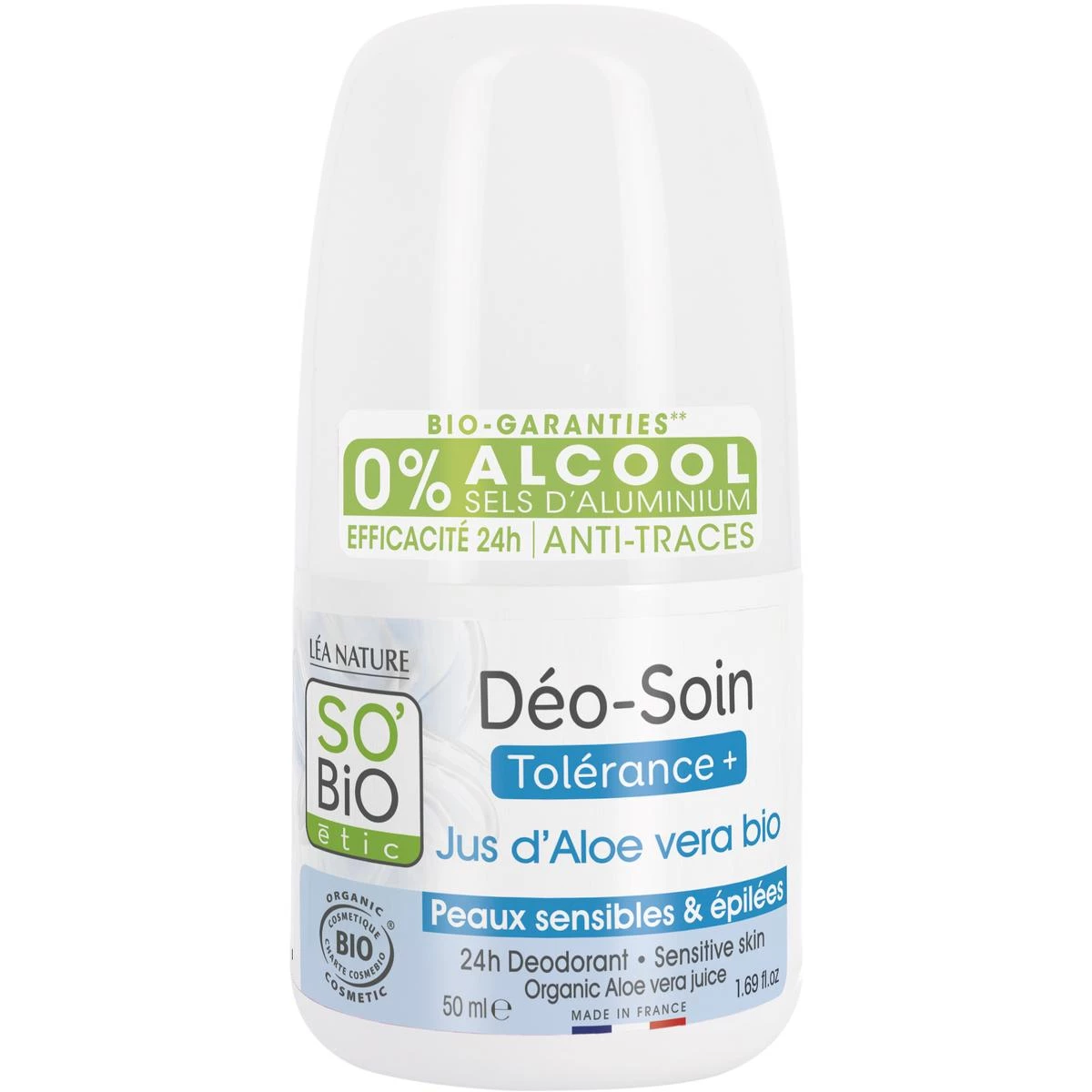 50ml Deo Bil Psens Aloe Bio Sb - Natessance