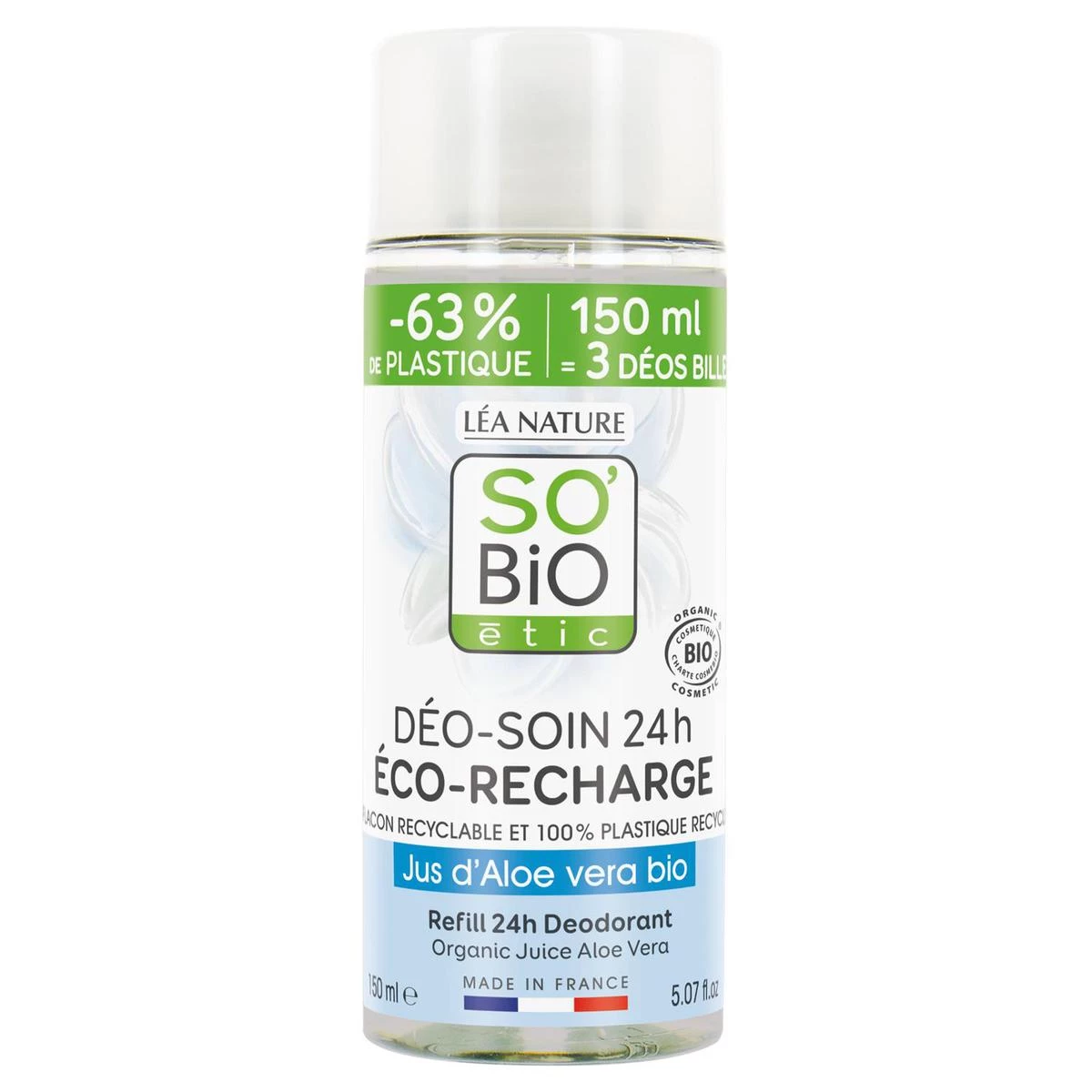 So Bio Recharge Deo Aloe - Natessance