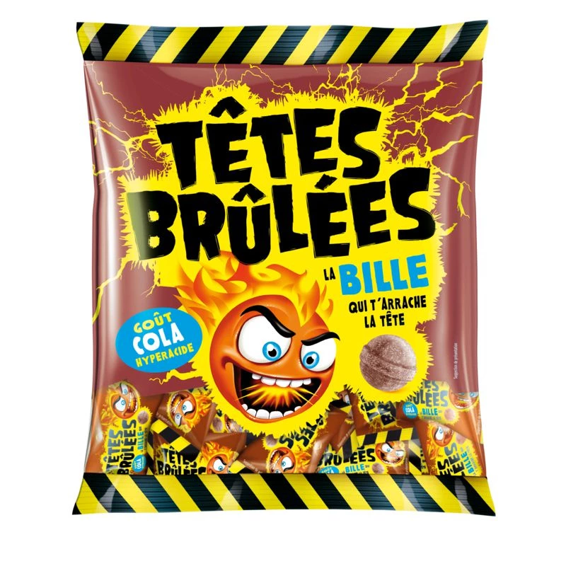 Têtes brûlées Cola 135g - VERQUIN CONFISEUR