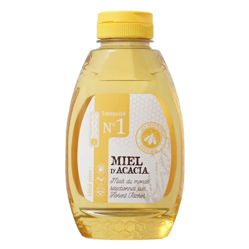 500g Acacia Honey Squeezer - FAMILLE VACHER
