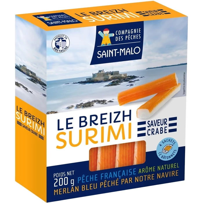 Surimi Crab Flavor 200g - Compagnie Des Peches