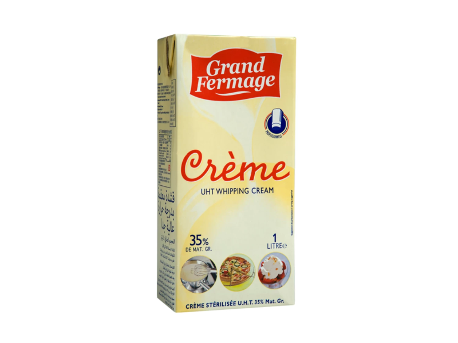 Creme UHT 35% - 1L - Grand Fermage