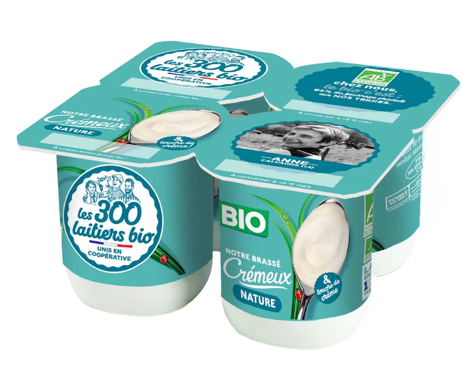 Yogurt naturale mescolato biologico - LES 300 & BIO
