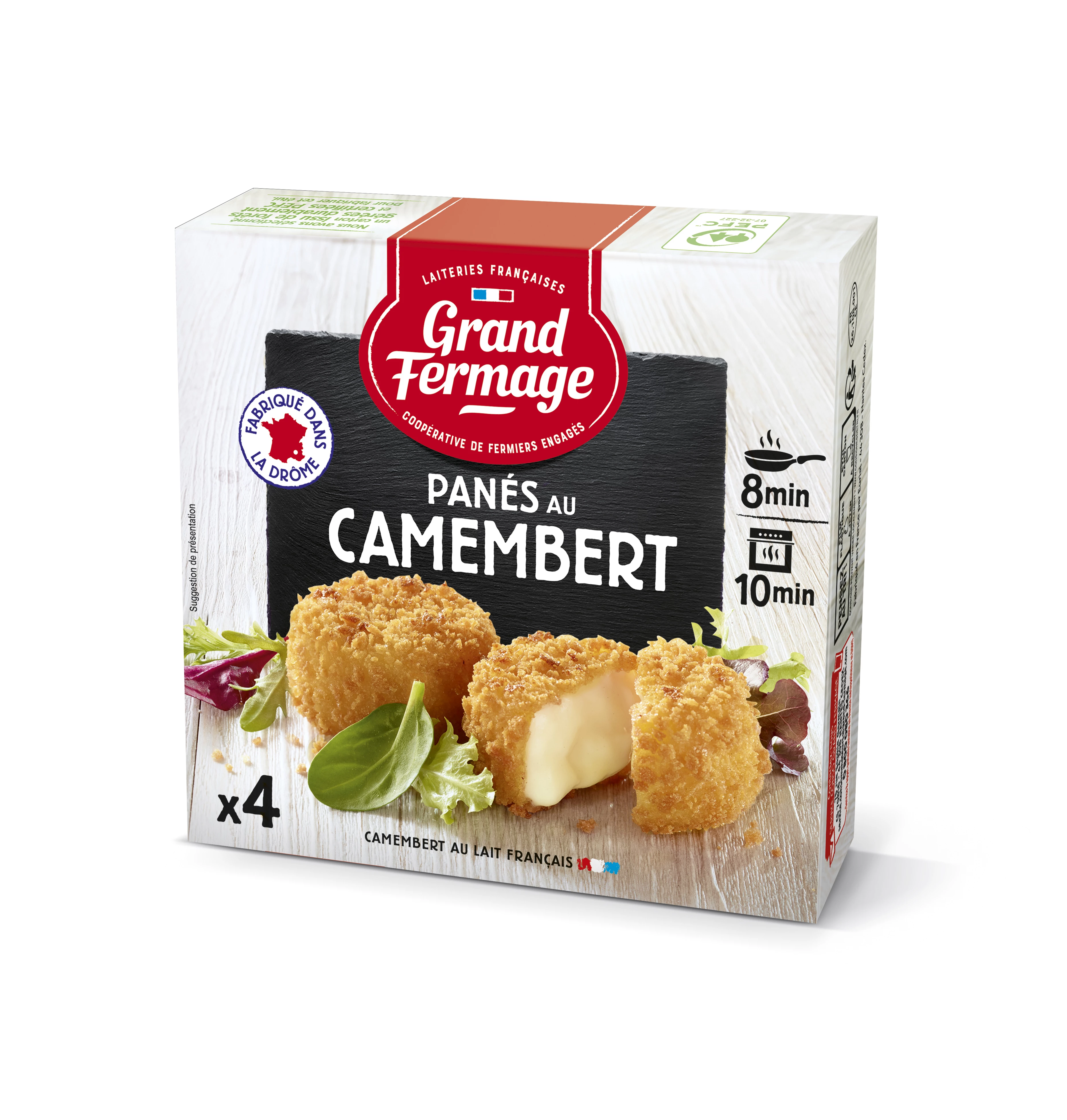 Panes Au Camenbert 100g