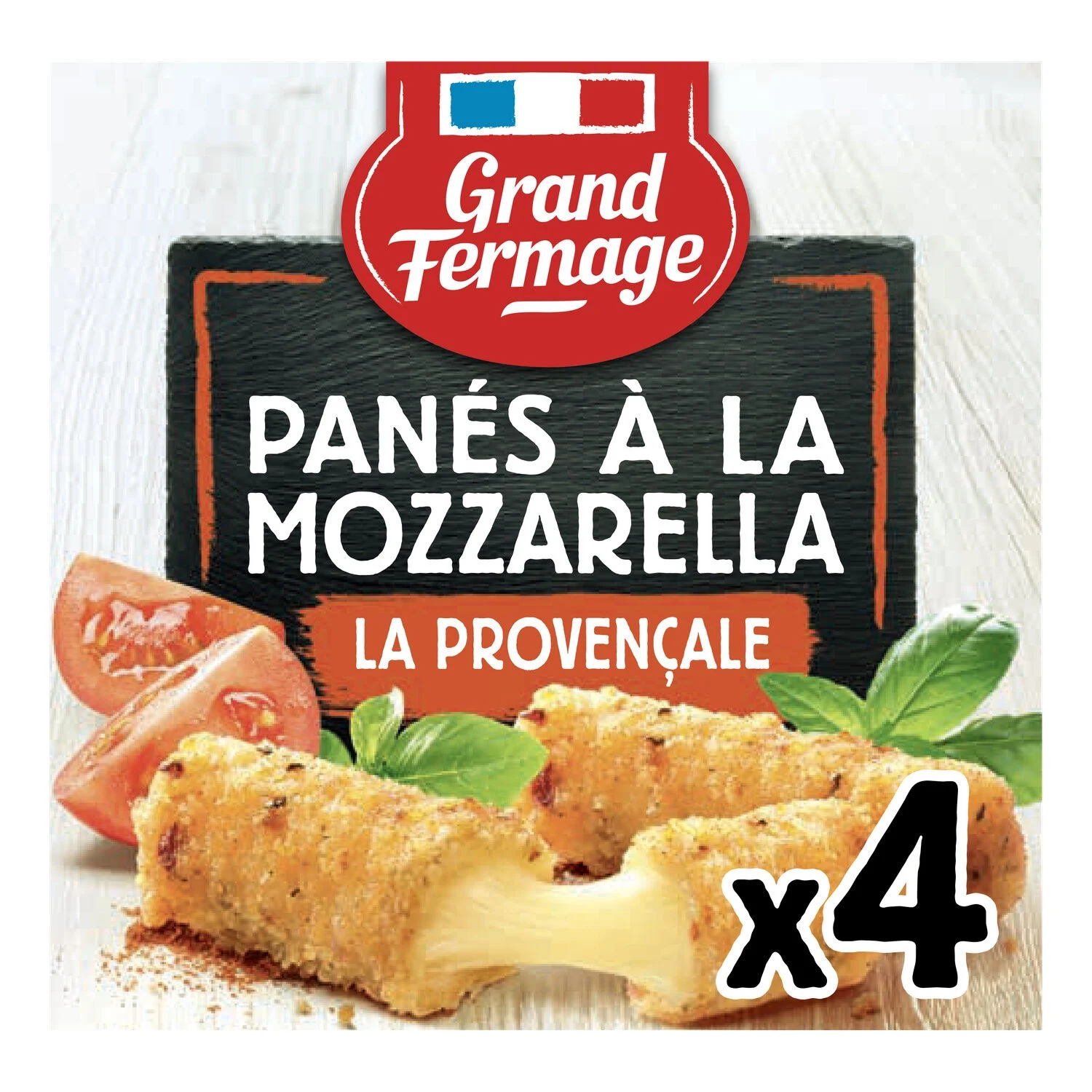 Mozzarella Rebozada Provenzal Empanada 100g -  Grand Fermage