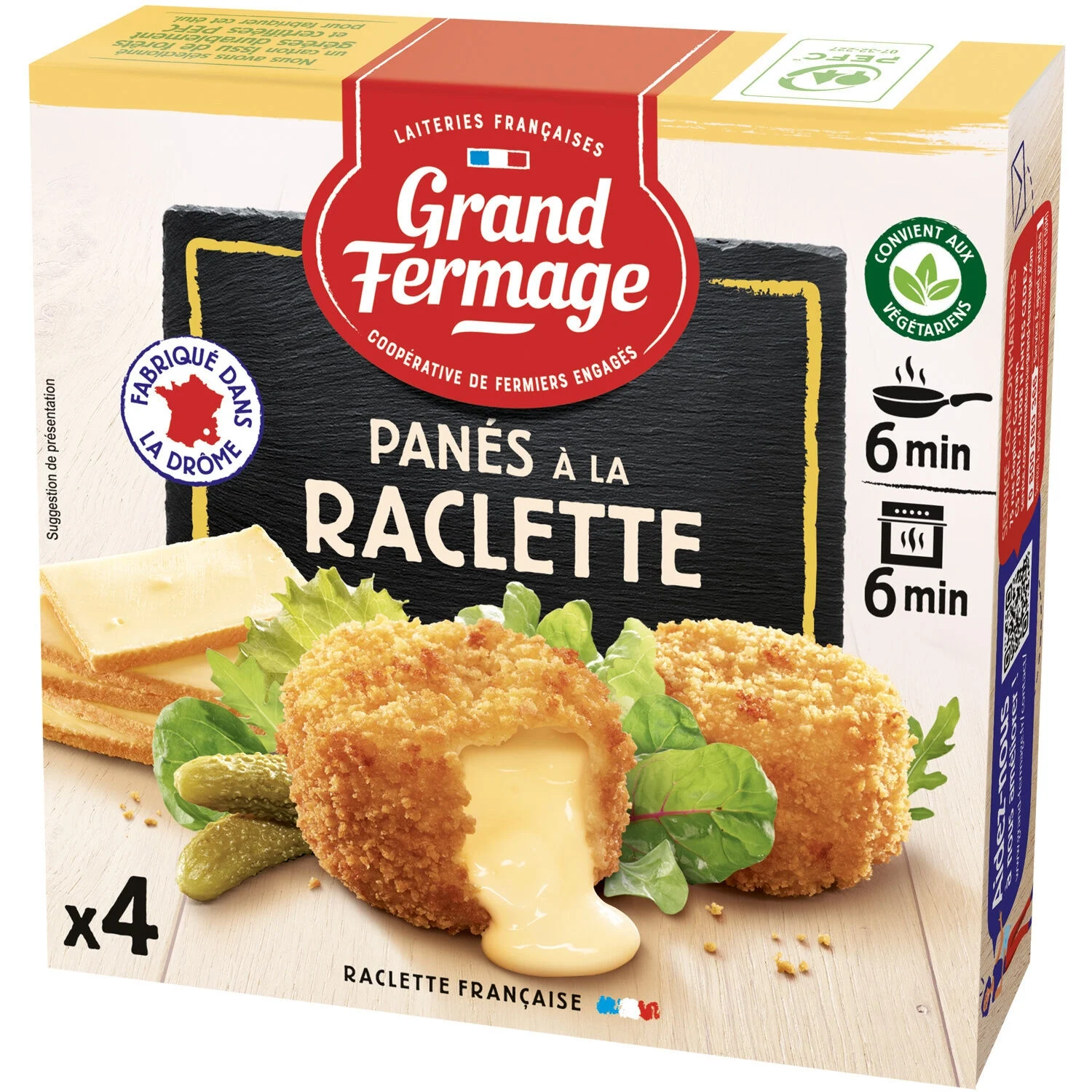 Panés À La Raclette 100g -grand Fermage