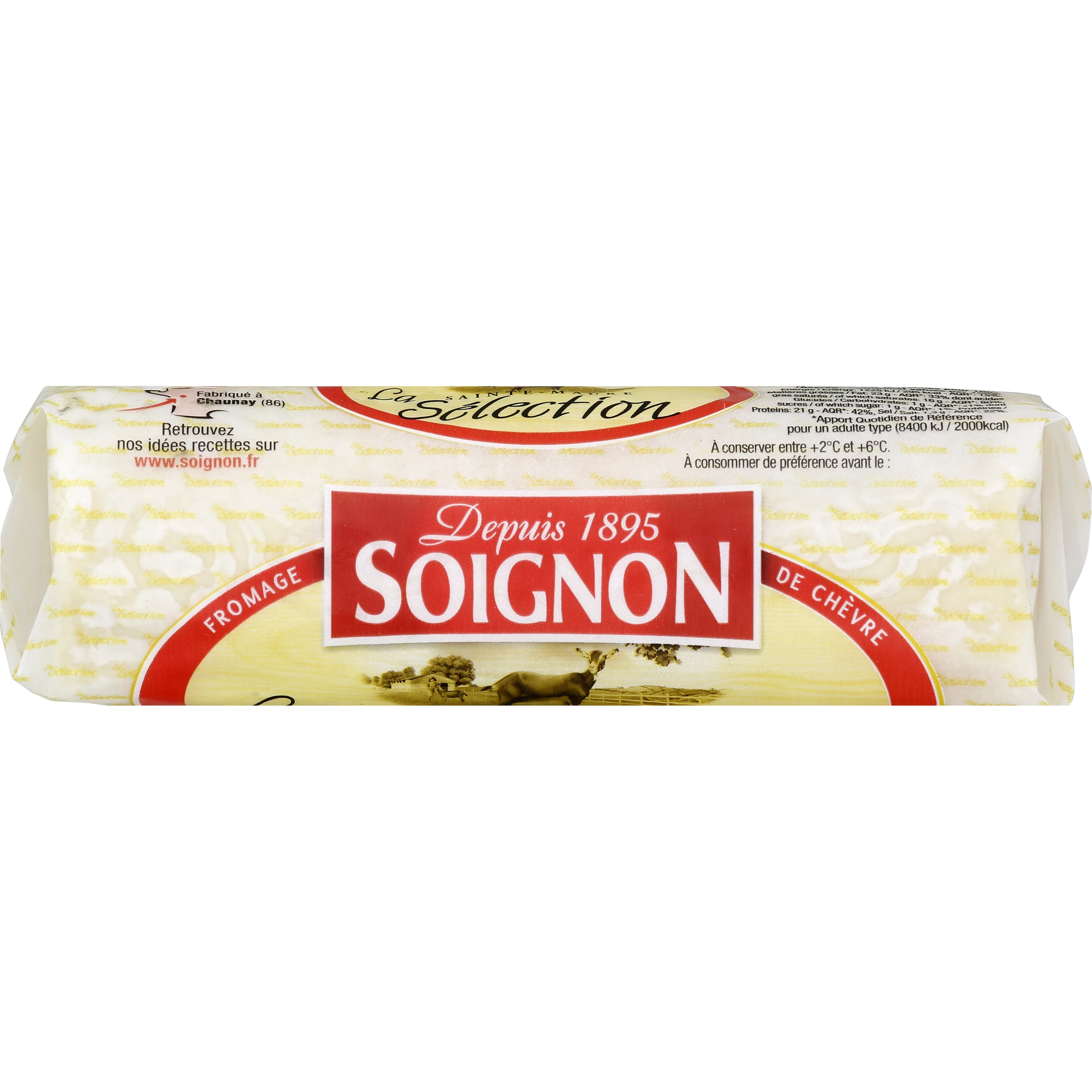 Queso De Cabra Sainte-Maure La Sélection 200g - SOIGNON
