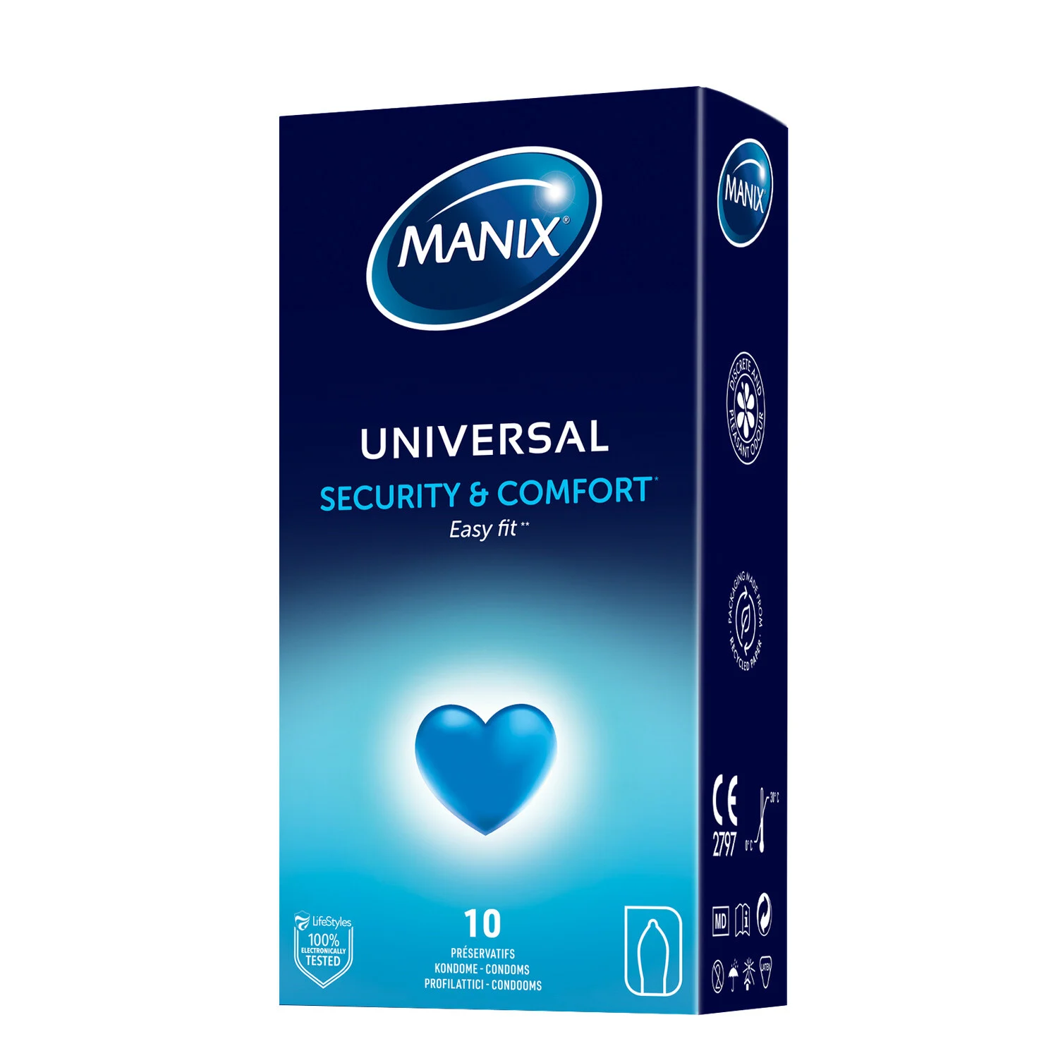 Préservatifs Security & Comfort X10 - Manix