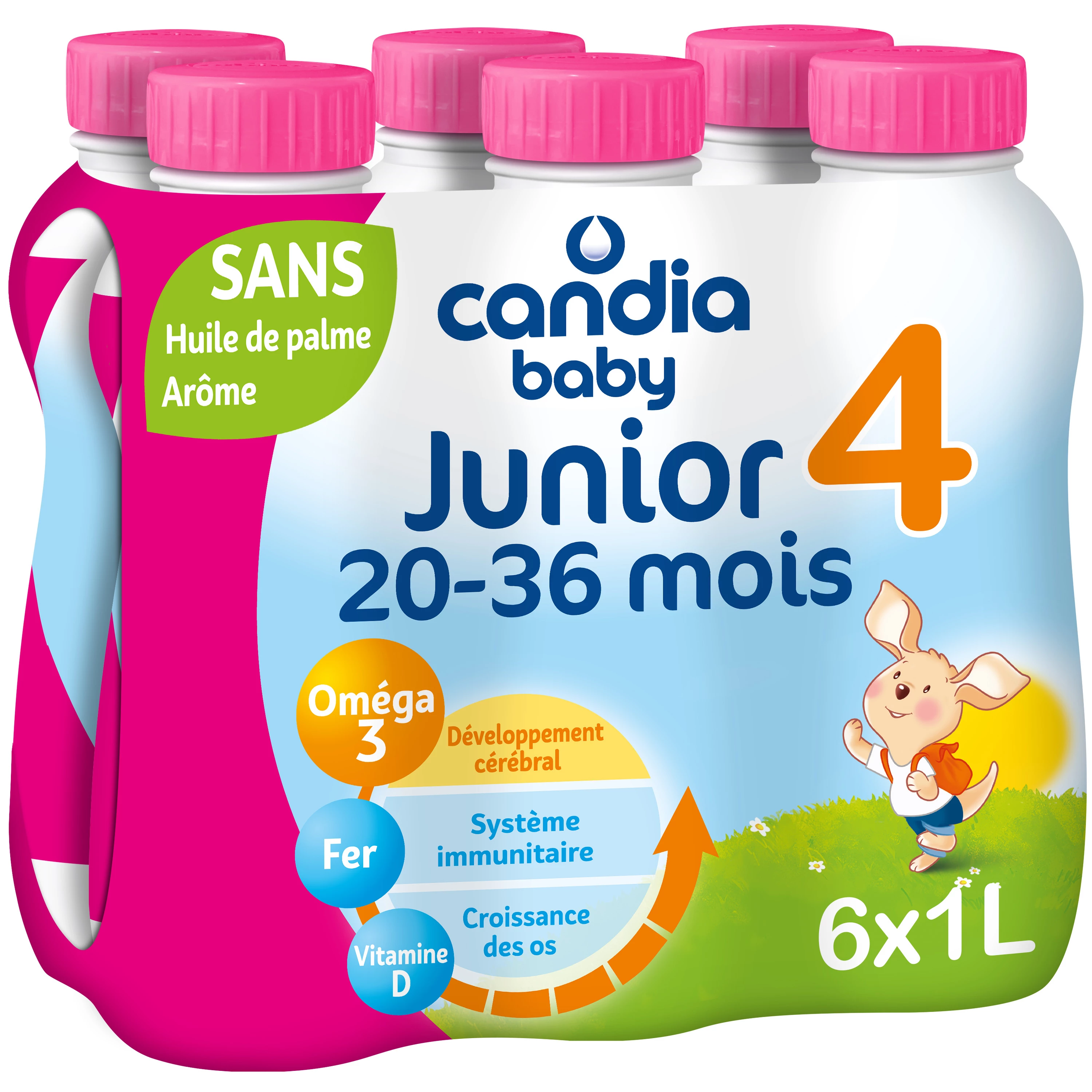Liquid baby milk from 20 months 6x1L - CANDIA BABY
