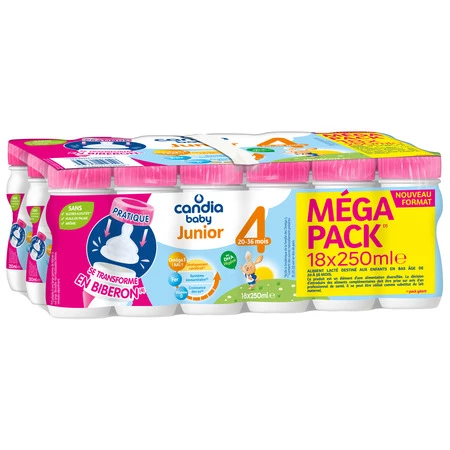 Baby milk of 20 -30 months junior 4 25cl - Candia Baby