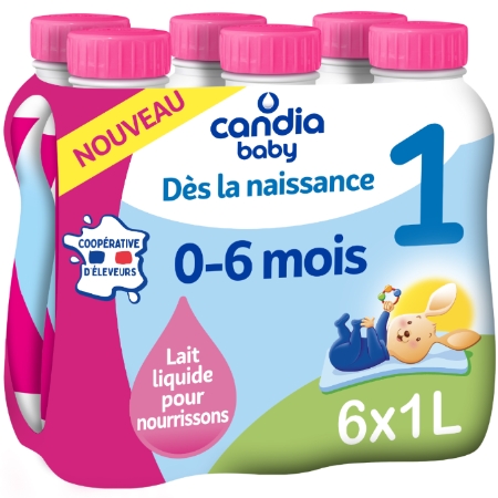 6x1l 1er Age Candia Baby