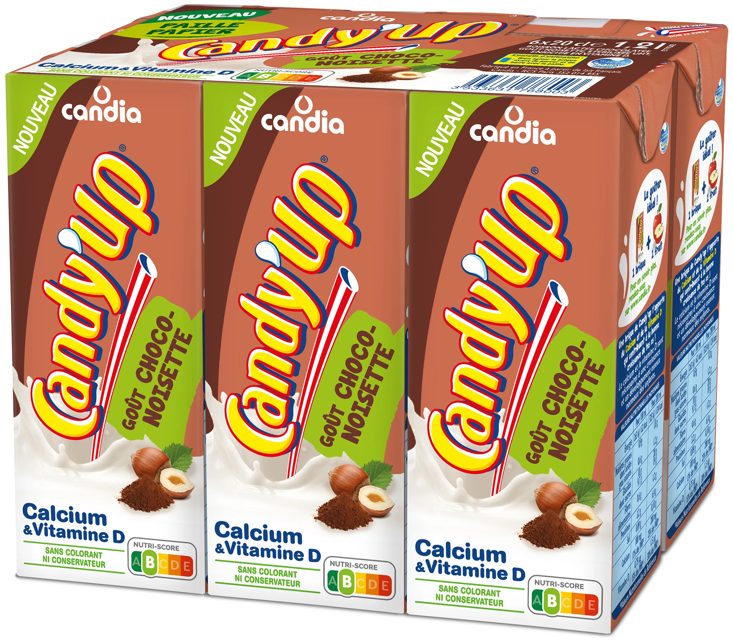 Candyup Cho Noisette Bk 6x20cl