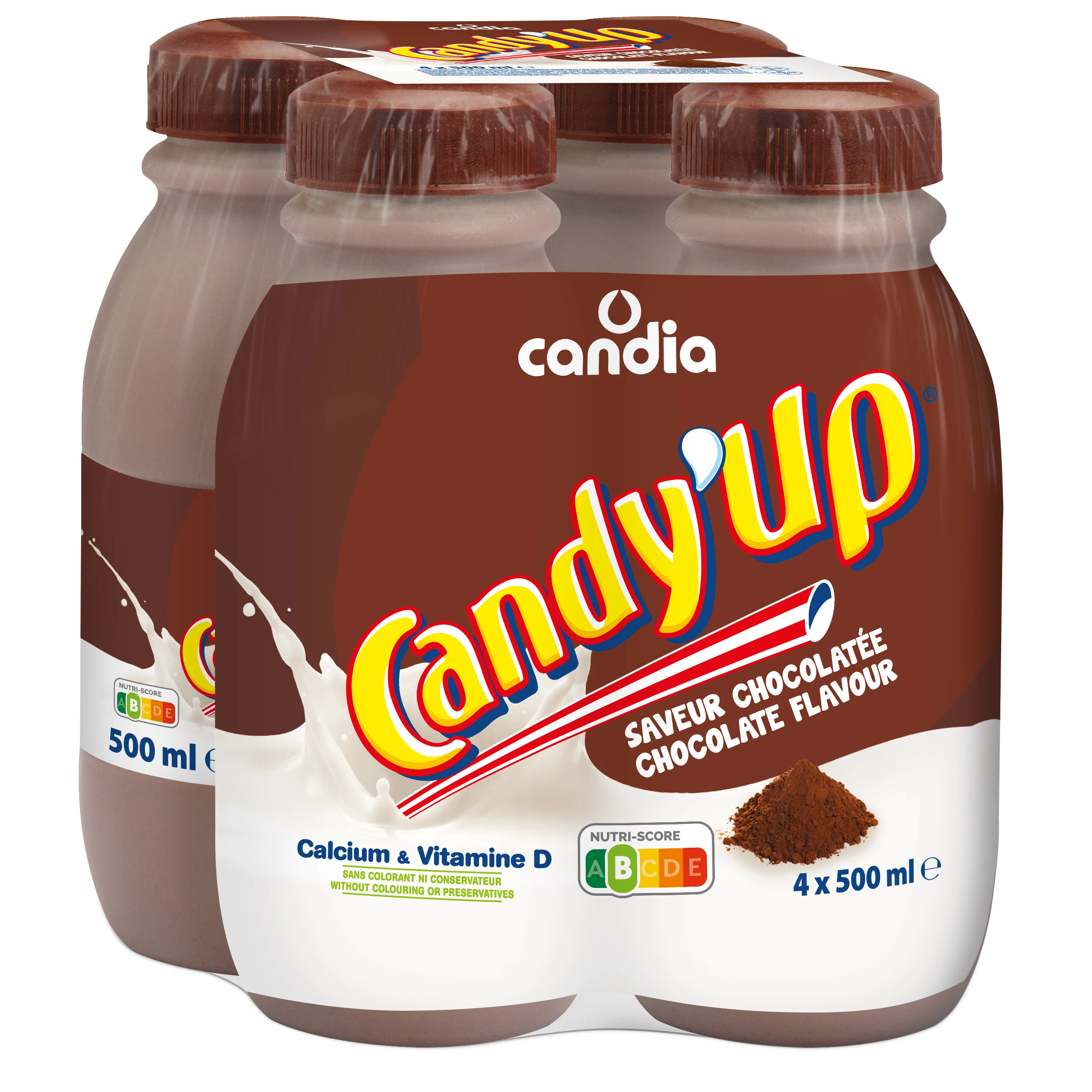 Candy'up Chocolat 4x50cl - CANDIA