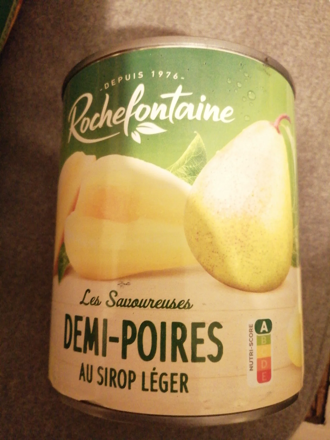 Poires au sirop boîte 4/4 - ROCHEFONTAINE