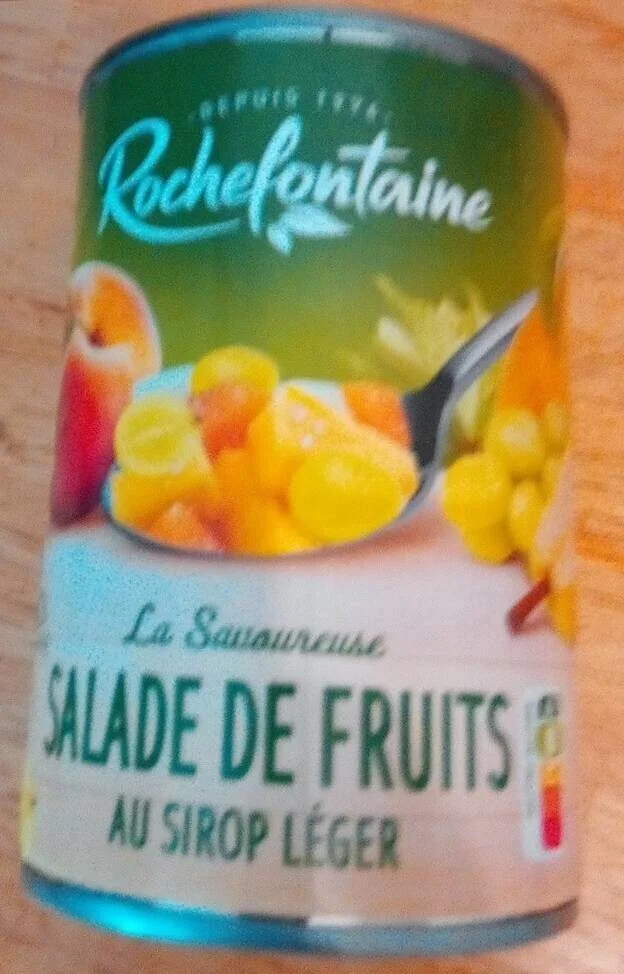 Salade de fruits au sirop 1/2 boîte 410 g - ROCHEFONTAINE