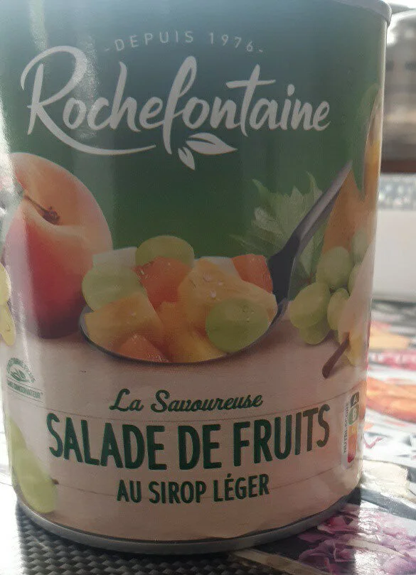 Salade de fruits au sirop boîte 4/4 820 g - ROCHEFONTAINE
