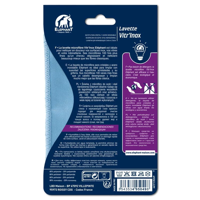 Lavette Microfibr.spec.vitr