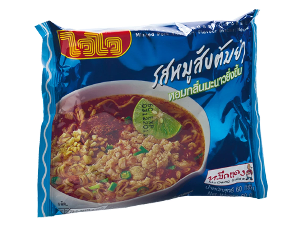 Macarrão Instantâneo de Porco Tom Yum 60g - Wai Wai