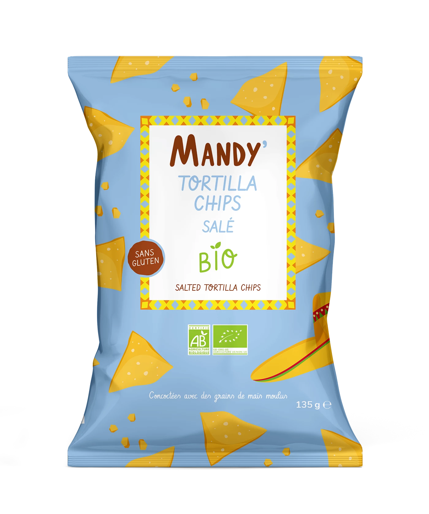 Sal Bio 玉米饼片 135 G - MANDY'