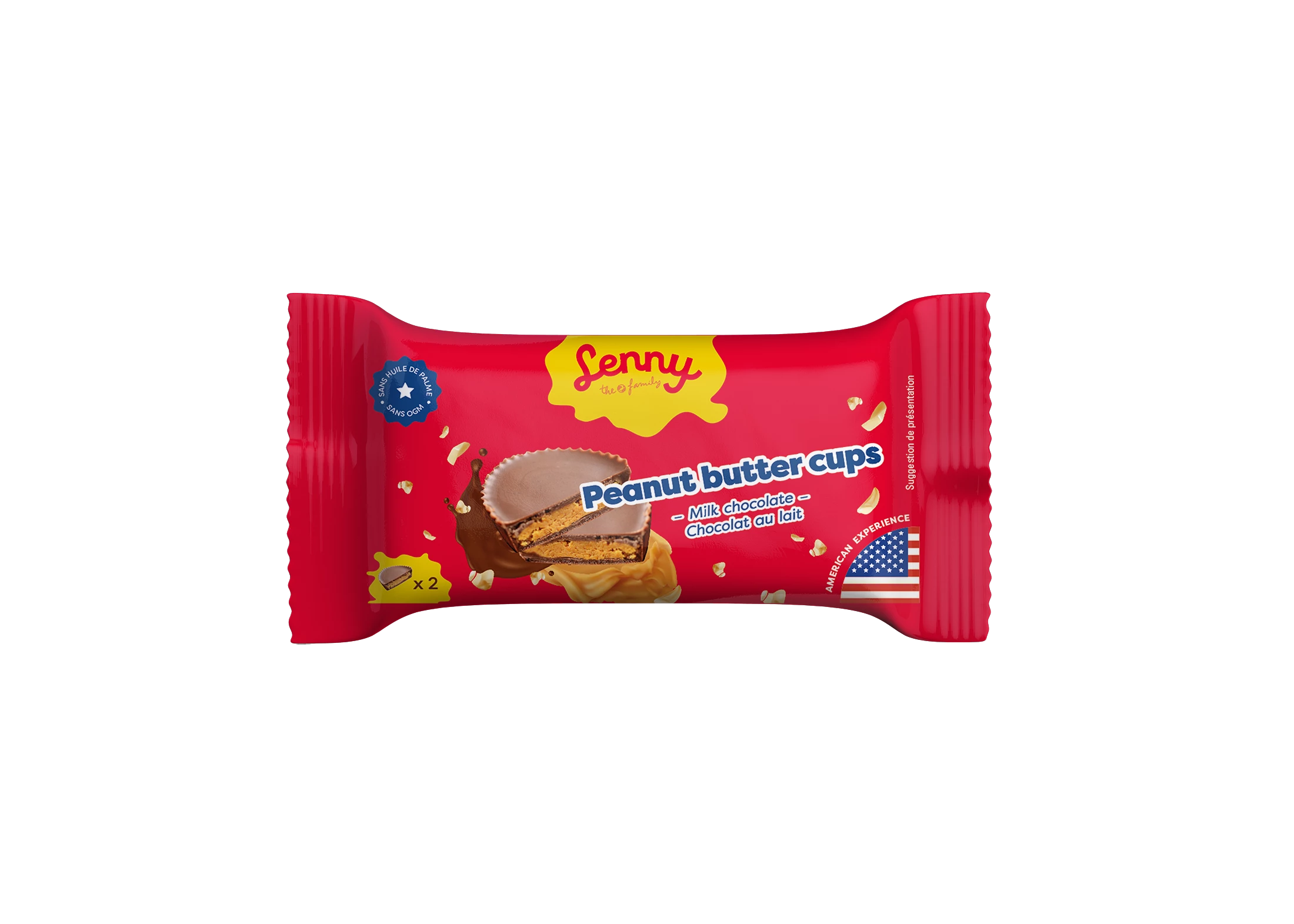 Erdnussbutterbecher Milchschokolade, 18x34 - LENNY