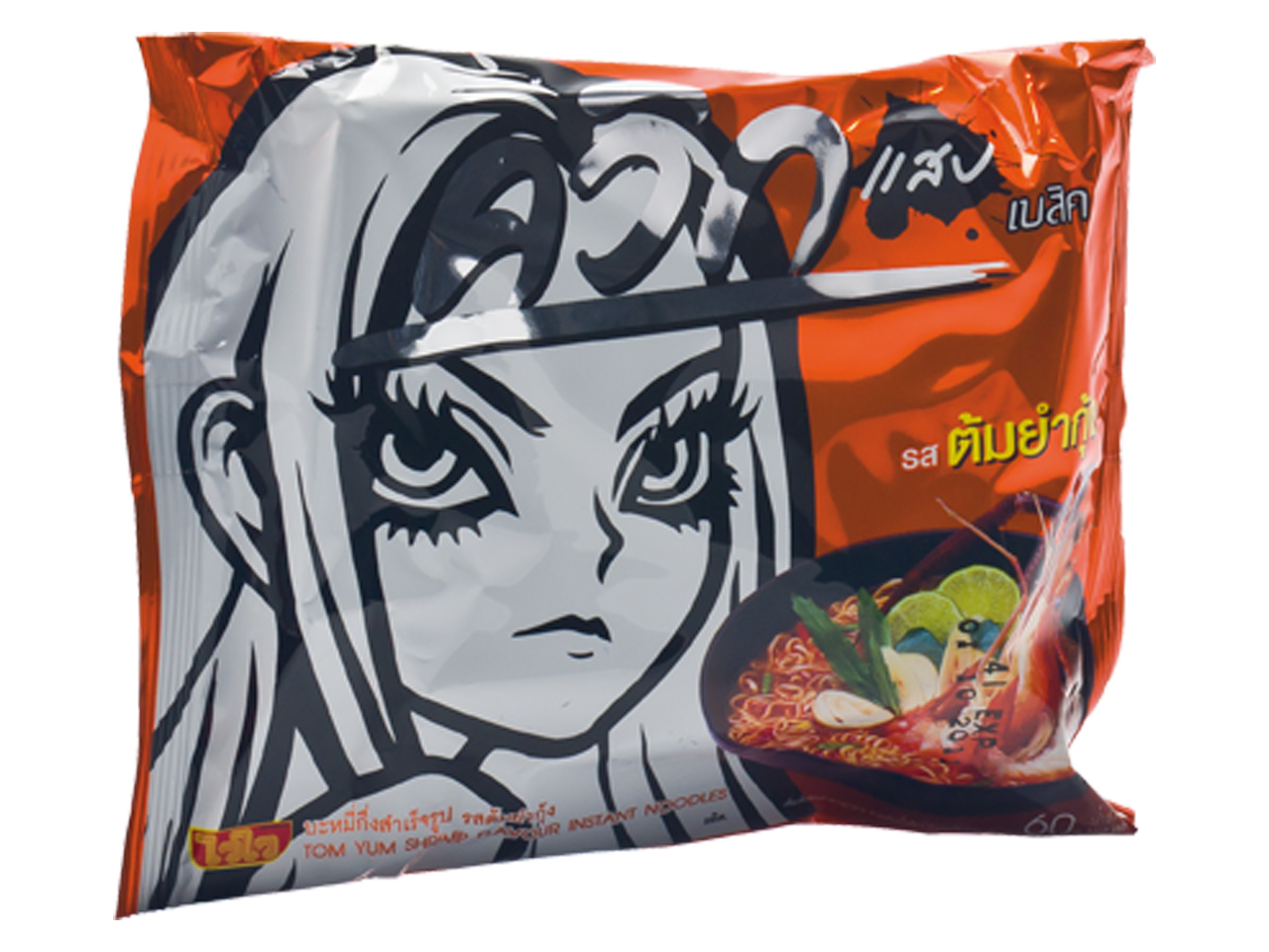 Instant Tom Yum Shrimp Noodles 60g - Wai Wai