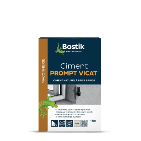 Ciment Prompt 1kg Bostik