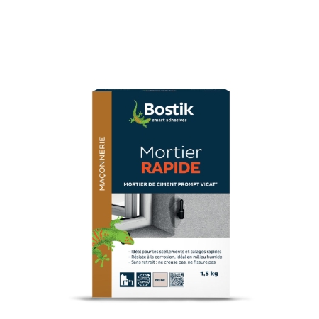 Mortier Rapide 1 5kg Bostik