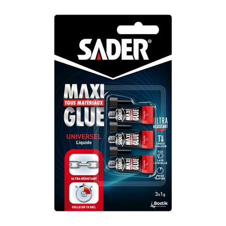 Maxiglue Liq 3x1g Sader