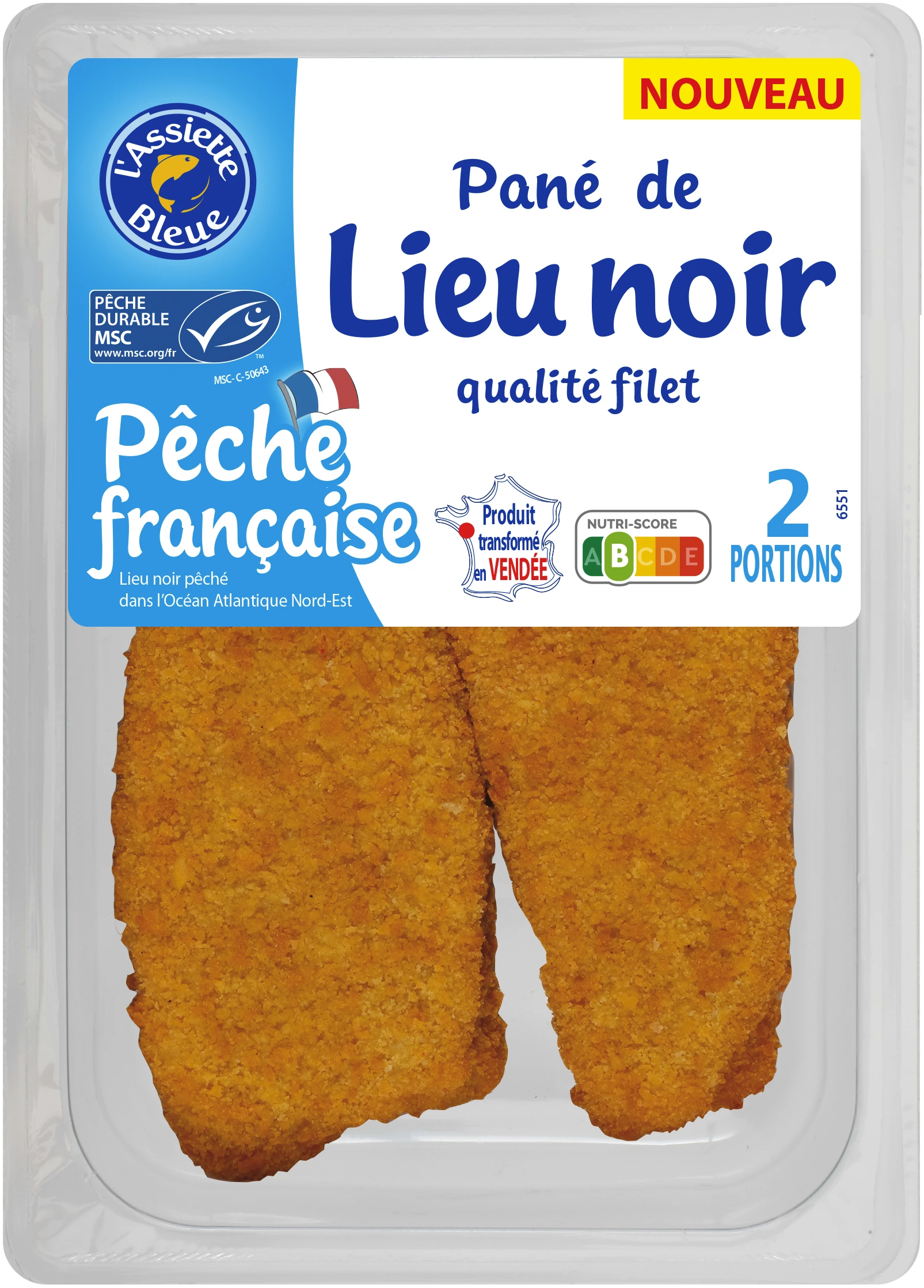 Pane De Lieu Noir Msc Fr 180g