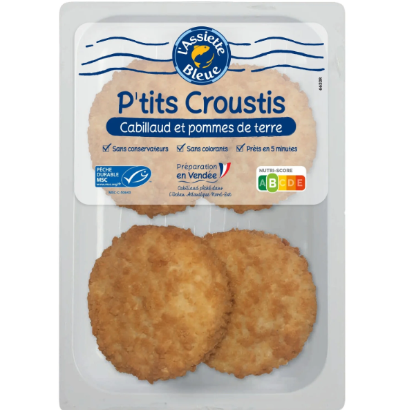 200 g klein cobble blauw